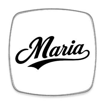 Maria Nom Cadeau Première Famille - Magnet carré - blanc - Devant