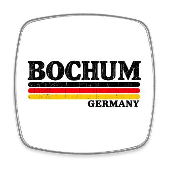 Bochum - Ruhrpott - Deutschland - Germany - Viereckiger Kühlschrankmagnet - Weiß - Vorne