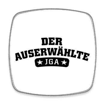 Der Auserwählte JGA - Viereckiger Kühlschrankmagnet - Weiß - Vorne