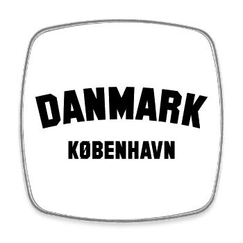 Copenhagen, Denmark Denmark Danmark - Square fridge magnet - white - Front