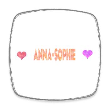 Anna-Sophie - Square fridge magnet - white - Front