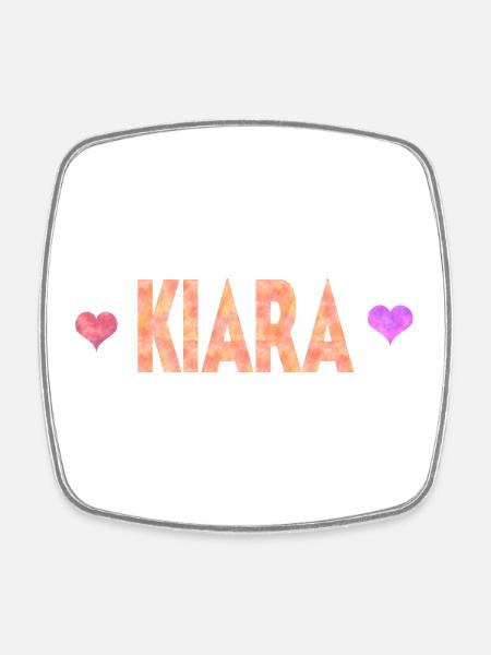 Kiara - Magnet carré - blanc