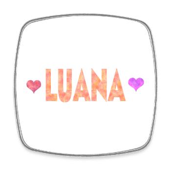Luana - Magnet carré - blanc - Devant