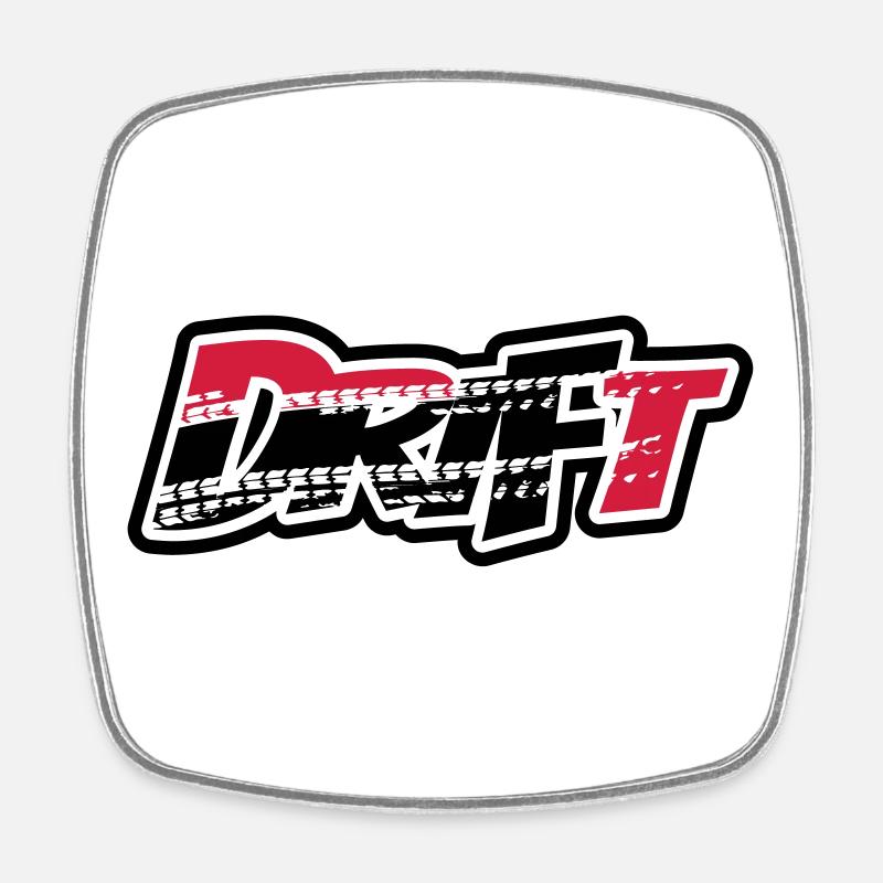 Drift Motorsport - Magnet carré - blanc