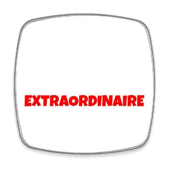 Un Père Extraordinaire - Magnet carré - blanc - Devant
