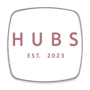 Hubs Est. 2023 Verlobung für die Hochzeit des Bräutigams - Viereckiger Kühlschrankmagnet - Weiß - Vorne