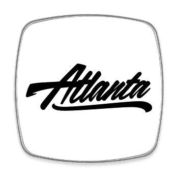 Chemise Atlanta - Magnet carré - blanc - Devant