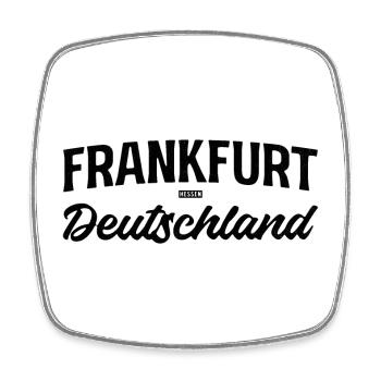Frankfurt Hessen Deutschland Städte Design - Viereckiger Kühlschrankmagnet - Weiß - Vorne
