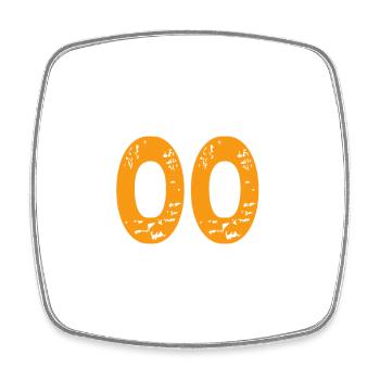 Cool modern and young - Square fridge magnet - white - Front
