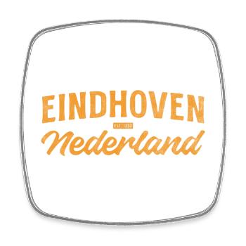 Eindhoven Nederland Vintage Font - Magnet carré - blanc - Devant