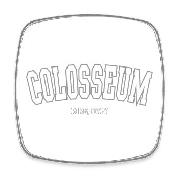 Colosseum Heritage Rome Italy - Square fridge magnet - white - Front