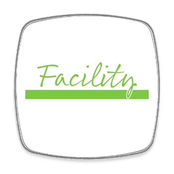 Tshirt Facility Management green weiss - Viereckiger Kühlschrankmagnet - Weiß - Vorne