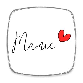 MAMIE. MAMAN. FÊTE DES MÈRES - Magnet carré - blanc - Devant