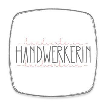 Handwerkerin Geschenk Handwerk Beruf - Viereckiger Kühlschrankmagnet - Weiß - Vorne