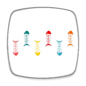 anniversary. Anniversary Decade. humor. funny - Square fridge magnet - white - Front