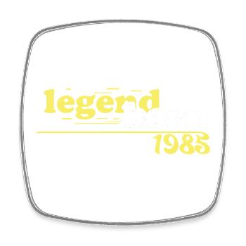 legend born 1985 birthday gift vintage 1985 - Square fridge magnet - white - Front