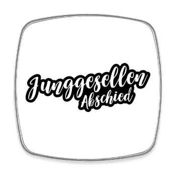 Junggesellen Abschied Jga - Viereckiger Kühlschrankmagnet - Weiß - Vorne