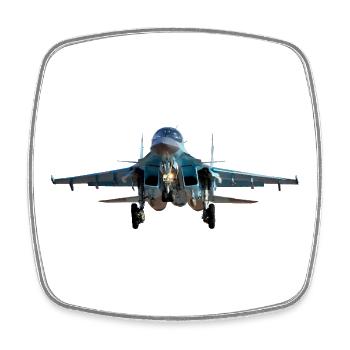Su-34 - Square fridge magnet - white - Front