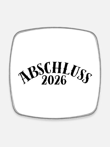 Graduation 2026 - Square fridge magnet - white