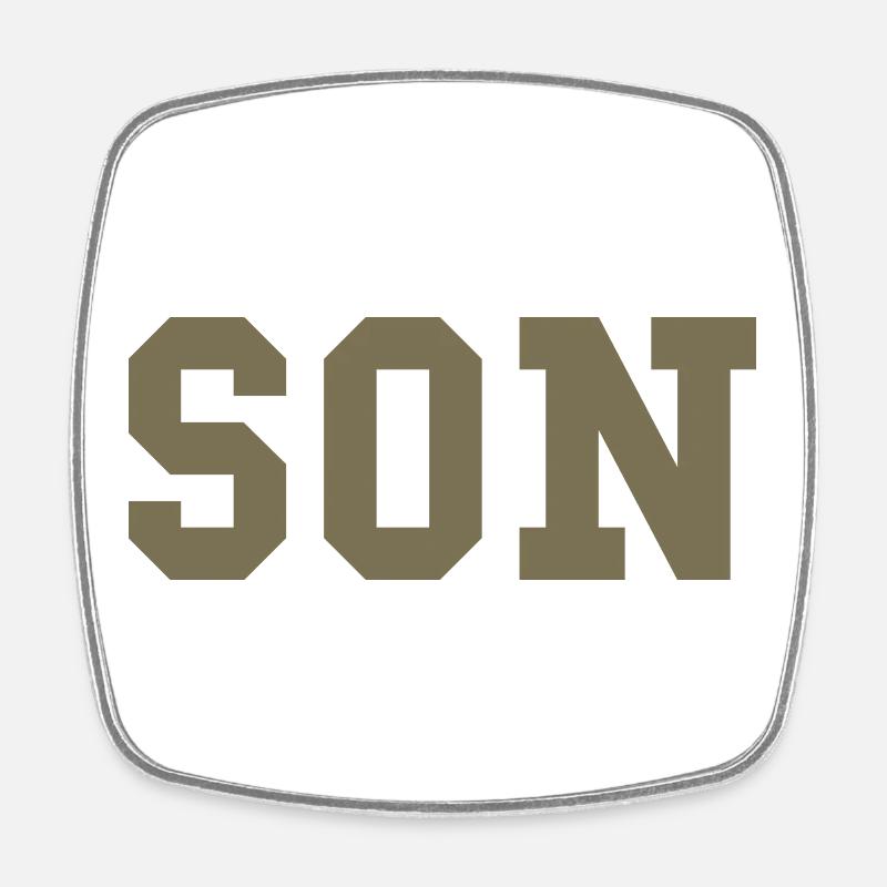 SON – Déclaration de style universitaire - Magnet carré - blanc