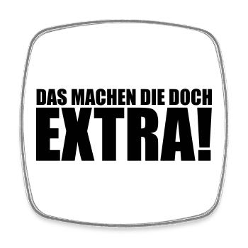 Extra - Viereckiger Kühlschrankmagnet - Weiß - Vorne