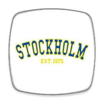 Stockholm Est.1975 - Square fridge magnet - white - Front