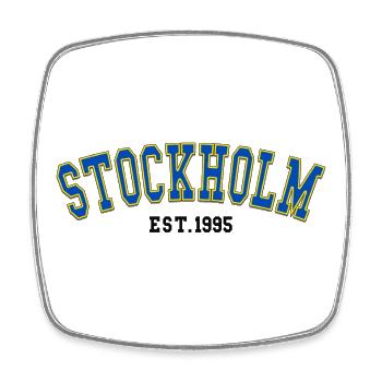 Stockholm Est.1995 - Square fridge magnet - white - Front