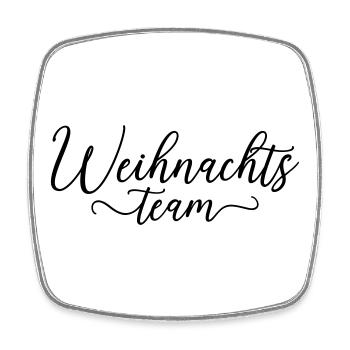weihnachts team christmas - Viereckiger Kühlschrankmagnet - Weiß - Vorne