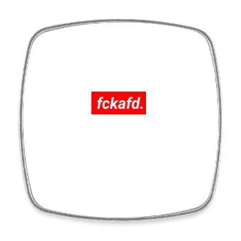 FCKAFD - Magnet carré - blanc - Devant