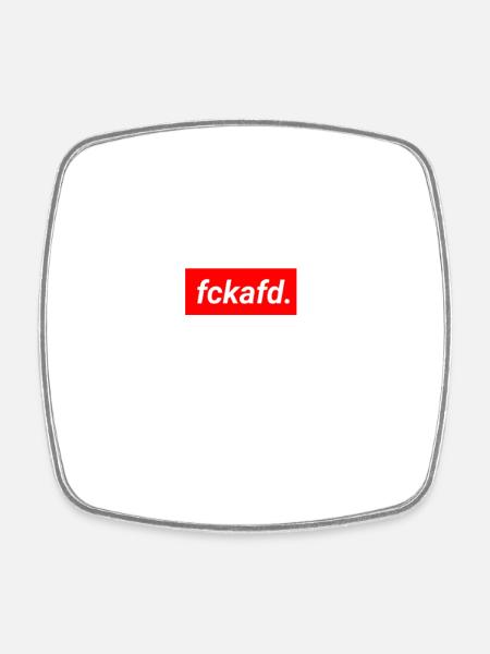 FCKAFD - Square fridge magnet - white