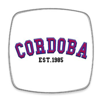 Córdoba, gegründet 1985 - Viereckiger Kühlschrankmagnet - Weiß - Vorne