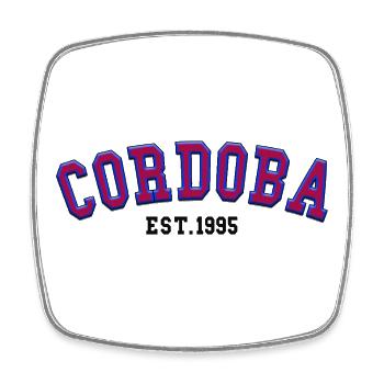 Córdoba gegründet 1995 - Viereckiger Kühlschrankmagnet - Weiß - Vorne