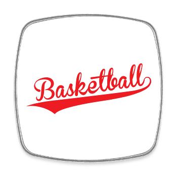 Basketball / Basketball / Basktet-Ball / Sports - Square fridge magnet - white - Front