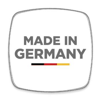 Made in Germany Shirt - Square fridge magnet - white - Front