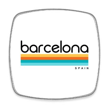 Barcelona - Spain - Spain - España - Square fridge magnet - white - Front