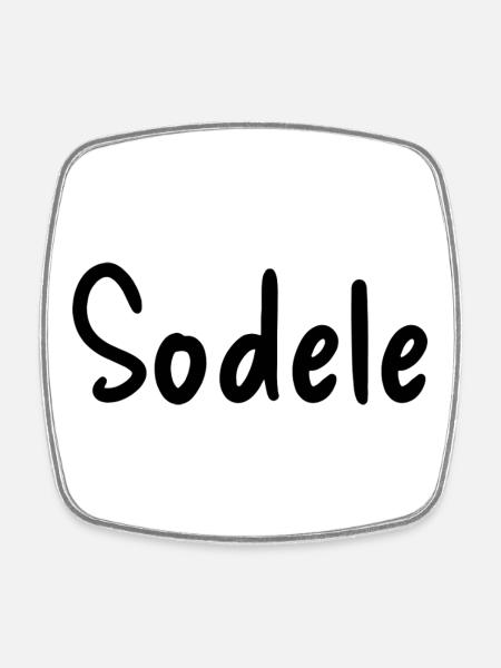 Sodele - Square fridge magnet - white
