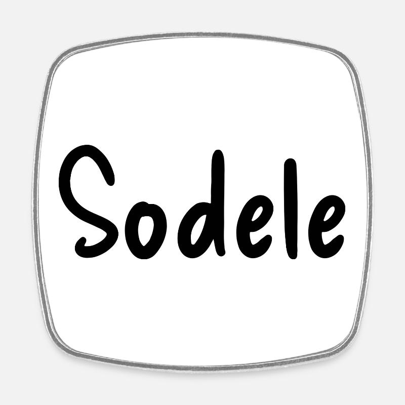 Sodele - Magnet carré - blanc