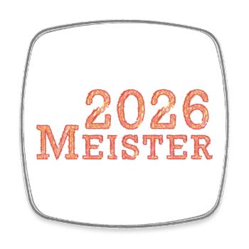 Champion 2026 Championship - Square fridge magnet - white - Front