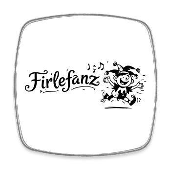 Frippery - Square fridge magnet - white - Front