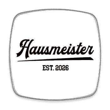 Caretaker 2026 House Technician Caretaker Administrator - Square fridge magnet - white - Front