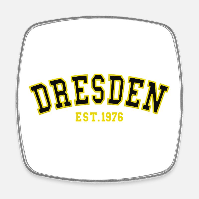 Dresden Est. 1976 - Square fridge magnet - white