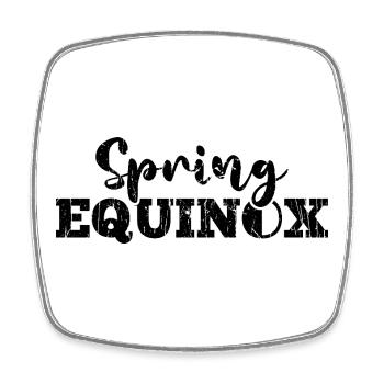 Frühlings-Tagundnachtgleiche Ostara März Tagundnachtgleiche Frohe Ostern - Viereckiger Kühlschrankmagnet - Weiß - Vorne