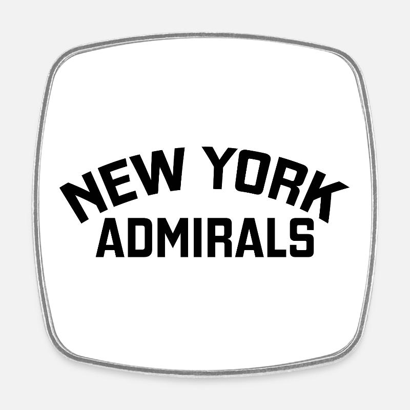 New York Admirals - Square fridge magnet - white