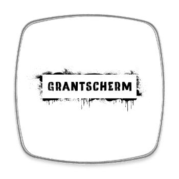 Grantscherm – Dicton culte du dialecte viennois - Magnet carré - blanc - Devant