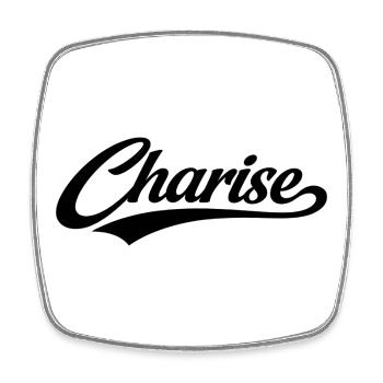 Charise name first last family gifts  - Square fridge magnet - white - Front