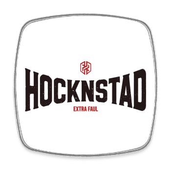 Hocknstad - Viereckiger Kühlschrankmagnet - Weiß - Vorne