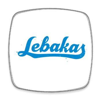 Milling Lebakas - Square fridge magnet - white - Front