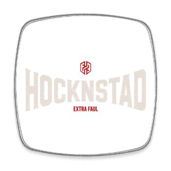 Hocknstad - Viereckiger Kühlschrankmagnet - Weiß - Vorne