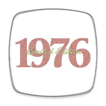 Édition limitée 1976 anniversaire vintage - Magnet carré - blanc - Devant