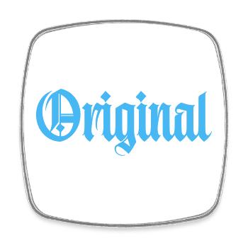 original_1 - Magnet carré - blanc - Devant